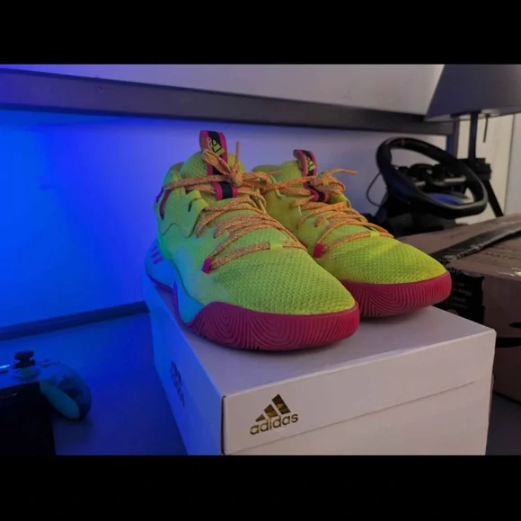 adidas Originals Harden Shoes - Yellow and Pink - Picture 6 of 7